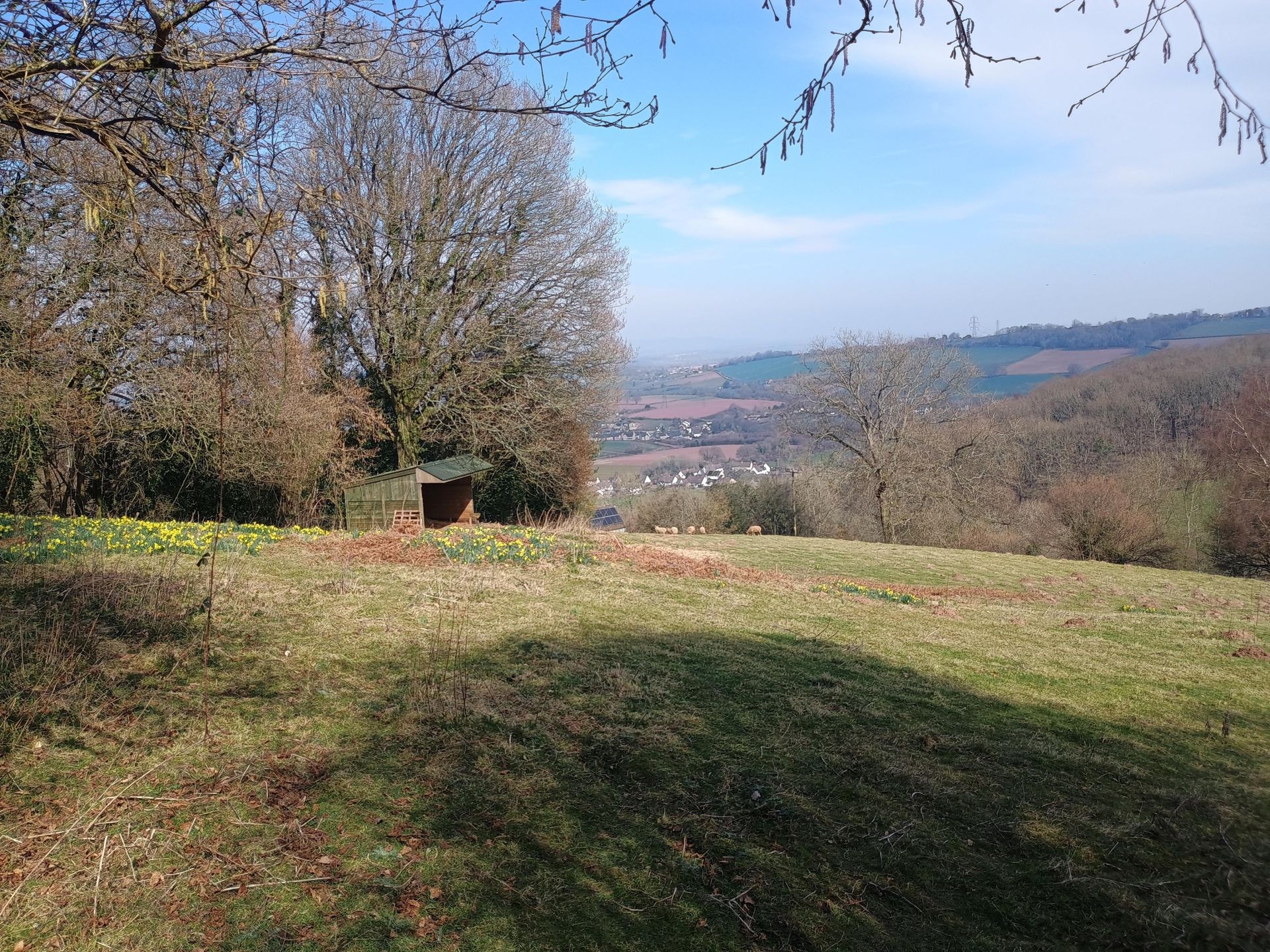 View towards the Malverns